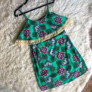 NWOT Beautiful Floral Beachy/ Hawaiian Dress Sz Small